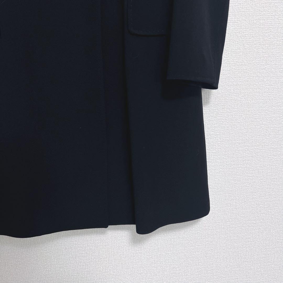 バレンシアガ ロングコート　ブラック