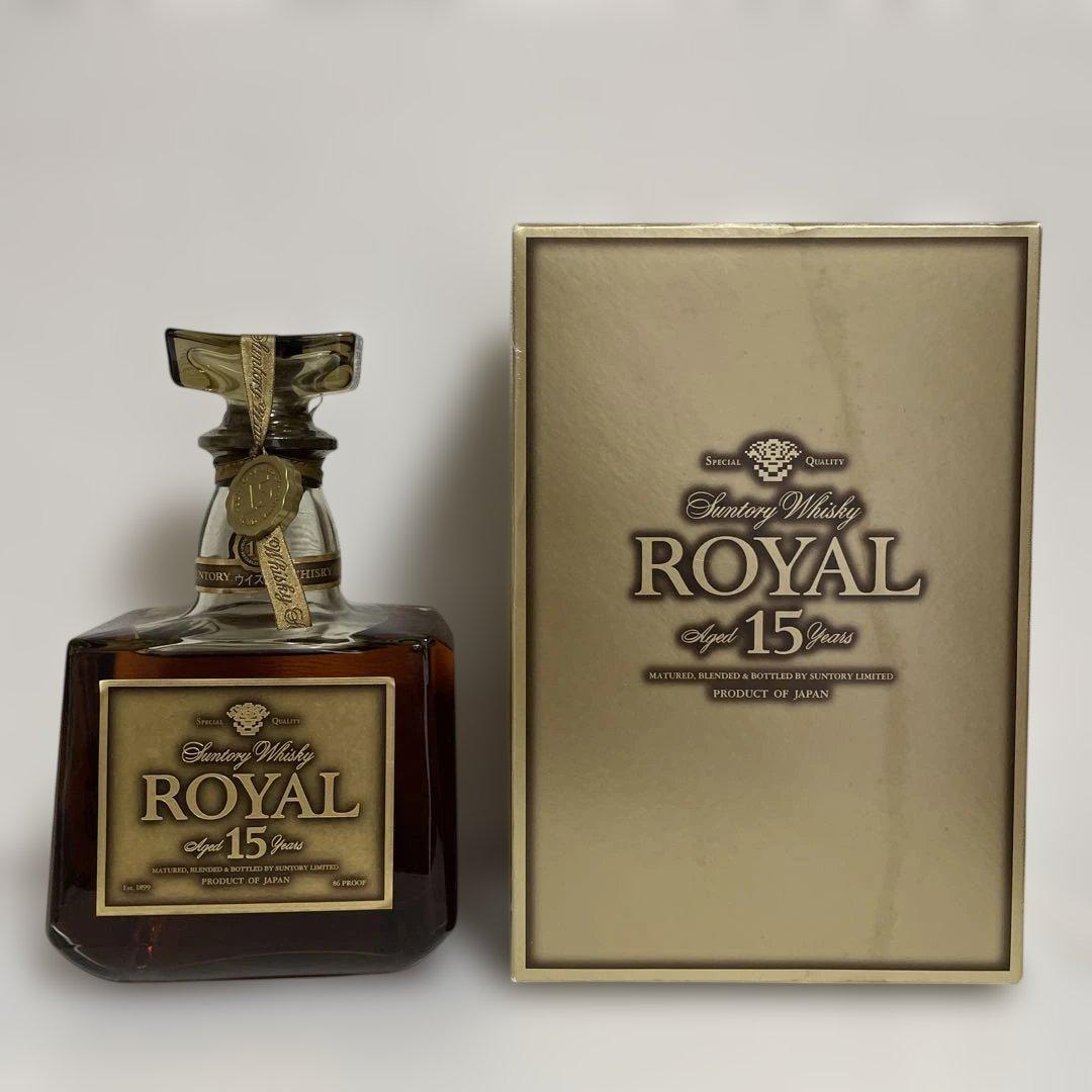 【終売品】サントリーローヤル15年　ゴールドラベル