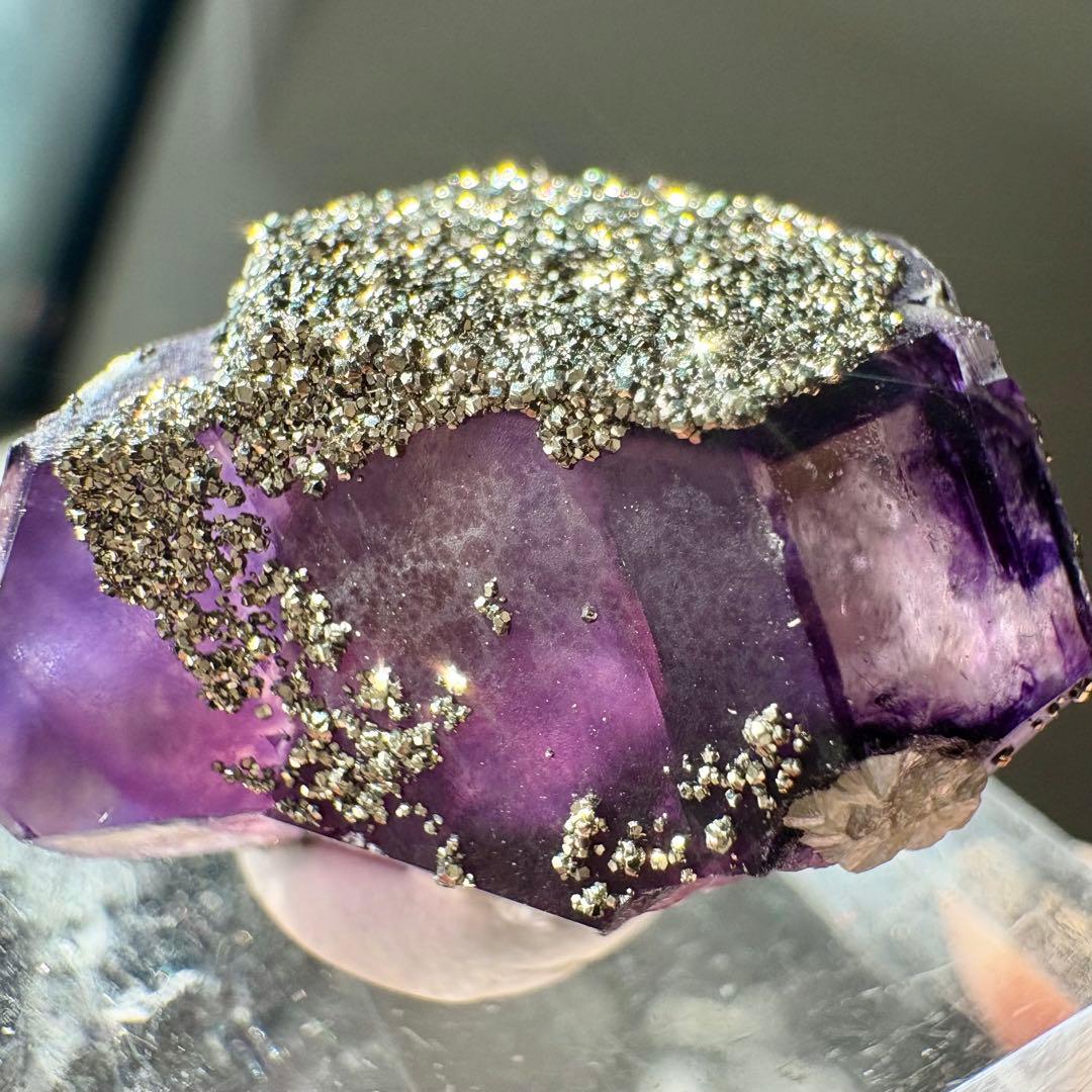 517 中国 内モンゴル産 レアタイプ フローライト&パイライト