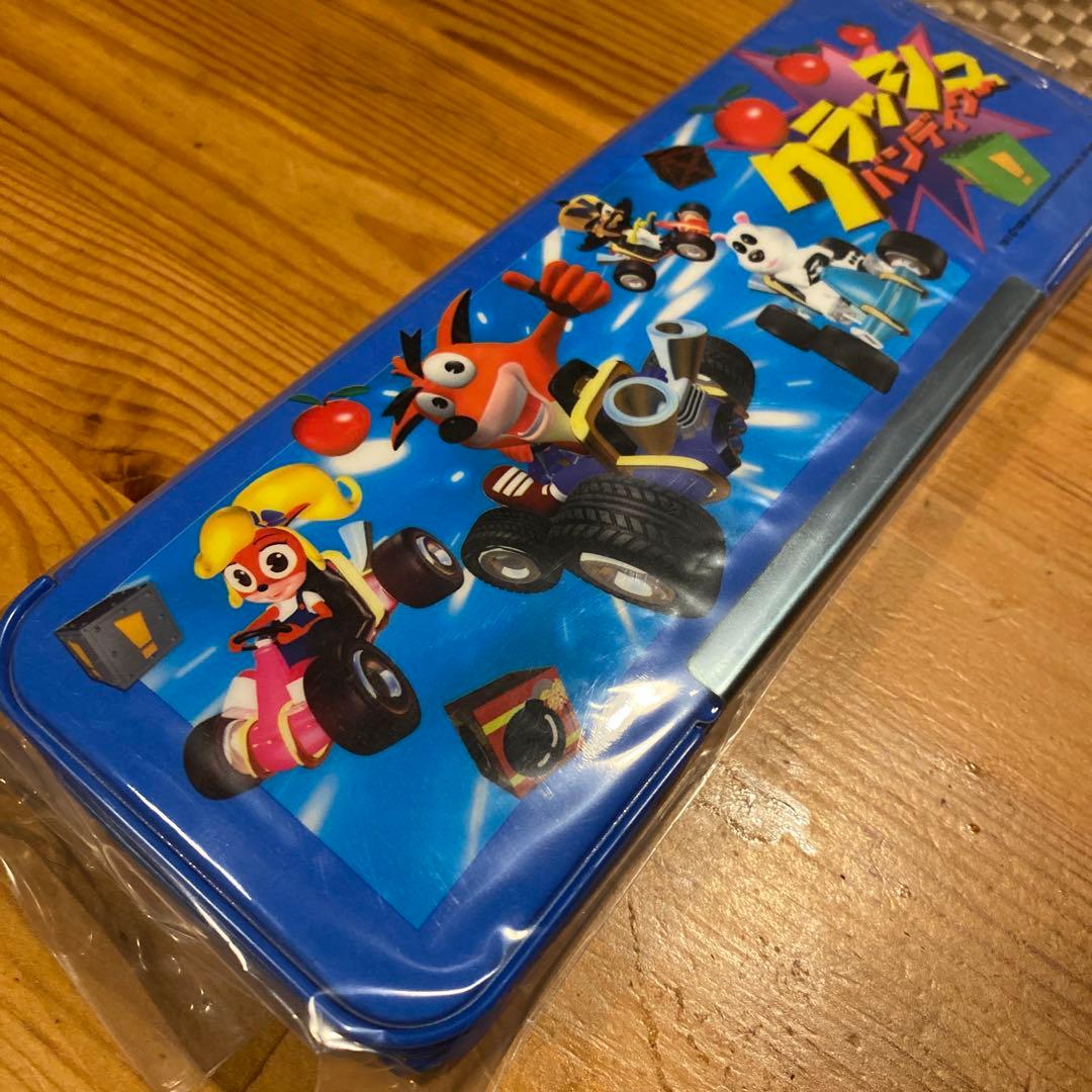 クラッシュ・バンディクー システム筆箱　平成レトロ　当時物