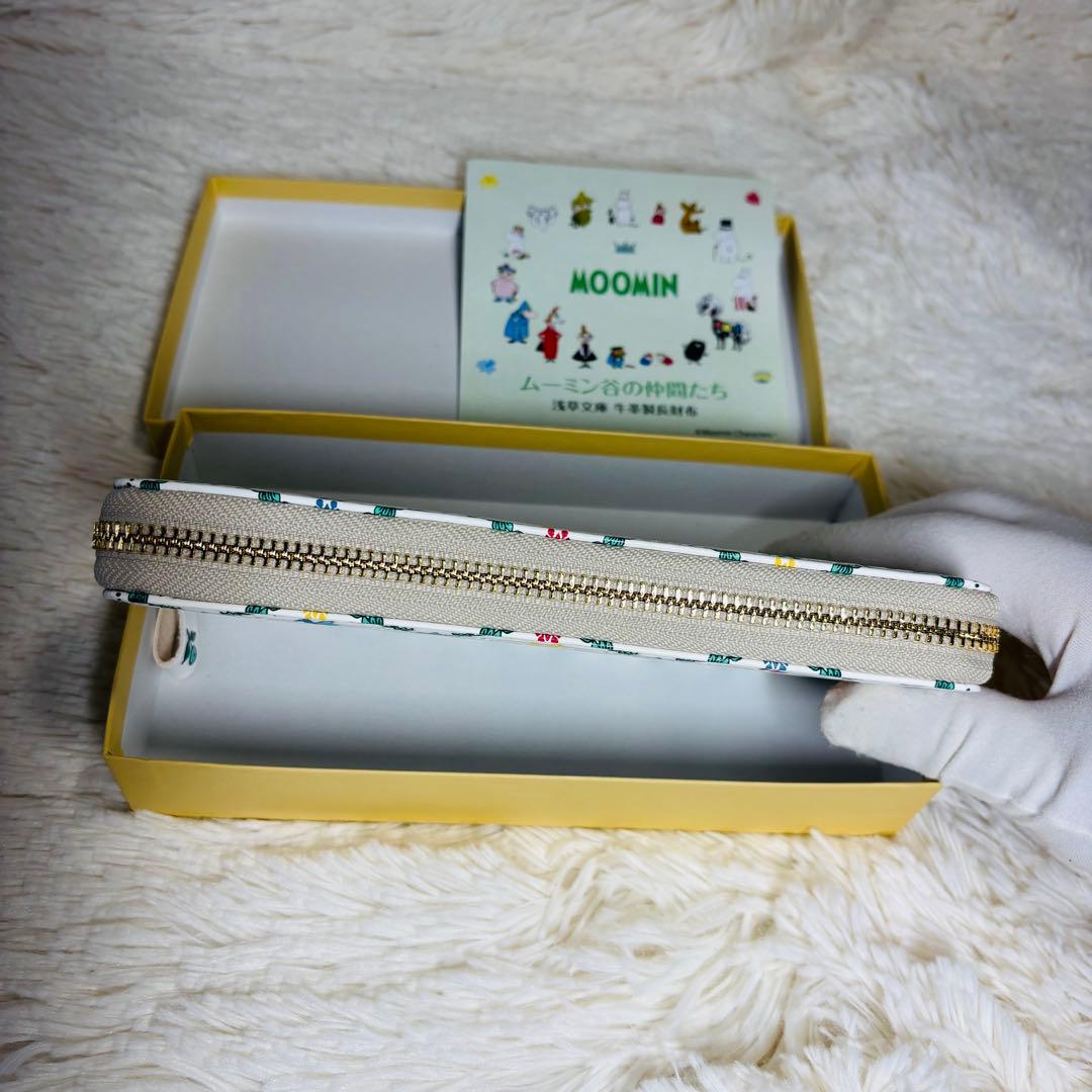 浅草文庫 MOOMIN ムーミン ラウンドジップ 長財布 ムーミン谷の仲間たち