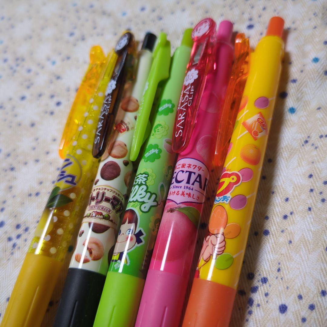 中古☆ZEBRA☆SARASA☆サラサクリップ☆不二家☆ペコちゃん☆筆記用具