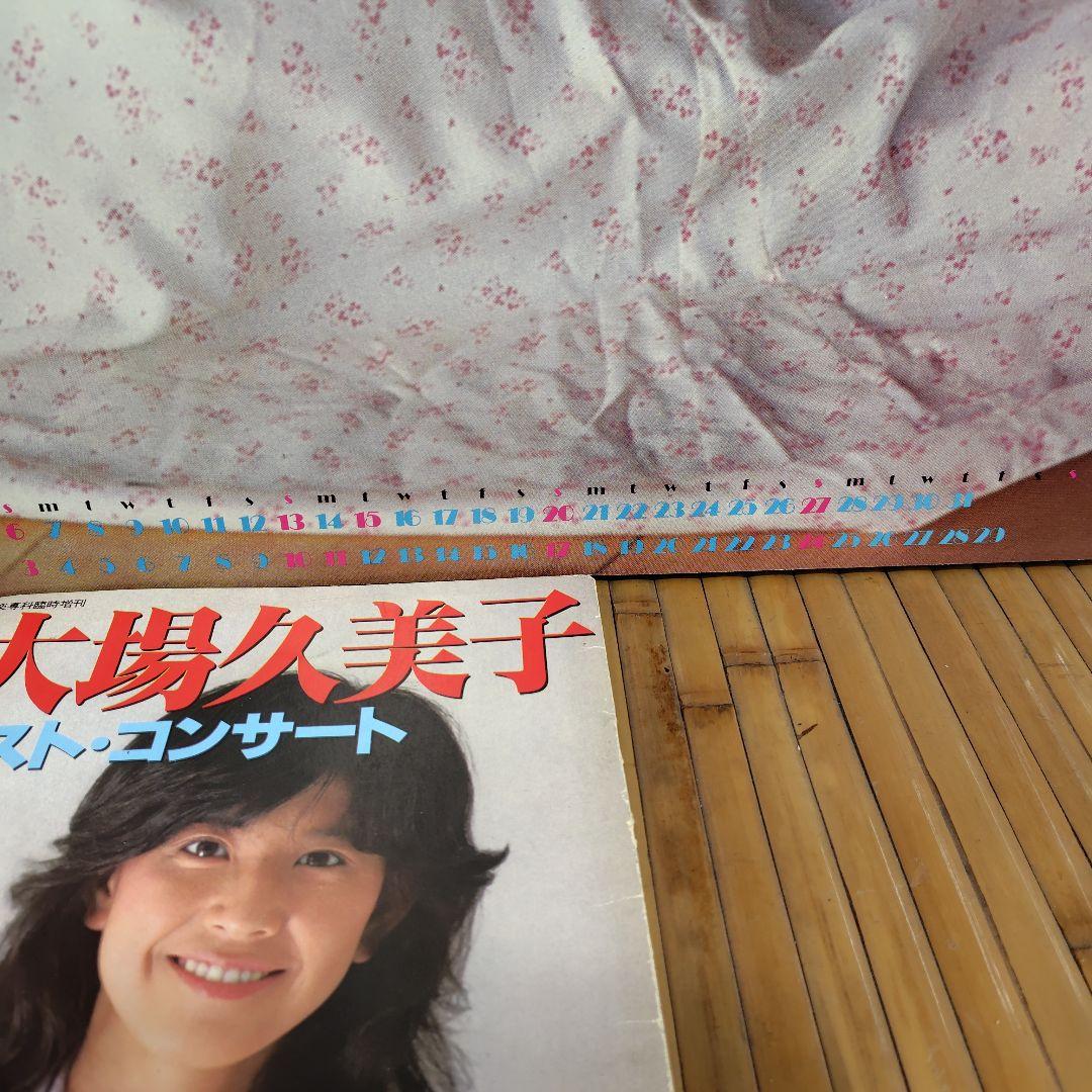 大場久美子 ポスター パネルラスト・コンサート＆写真集