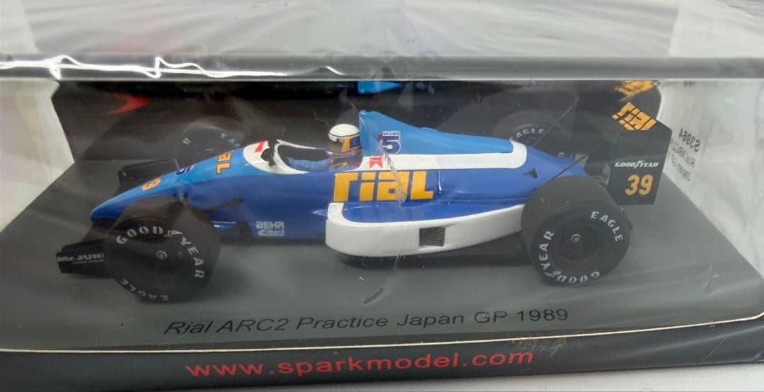 Spark 1/43 Rial ARC2 #39 B.ガショー 1989日本GP