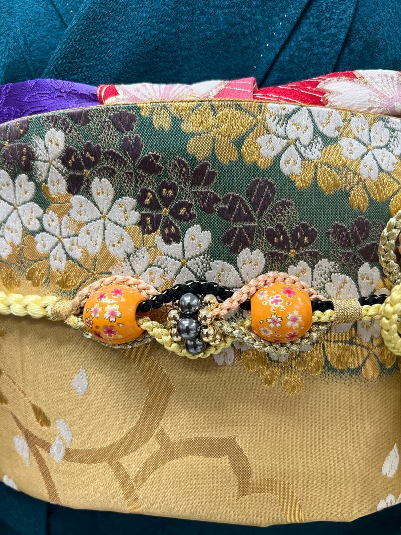 振り袖　フルセット　長襦袢付　成人式　お買い得　 金彩加工　690