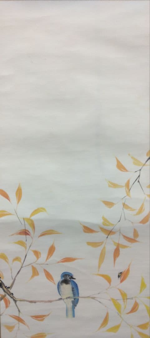 荒木十畝【花鳥画】紙本　掛軸