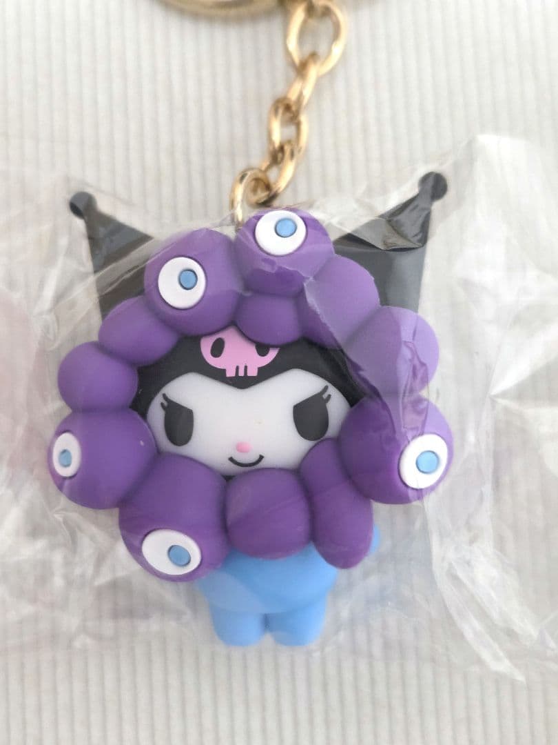 新品サンリオミャクミャクなりきり立体キーホルダーパステルカラー7種類コンプリート