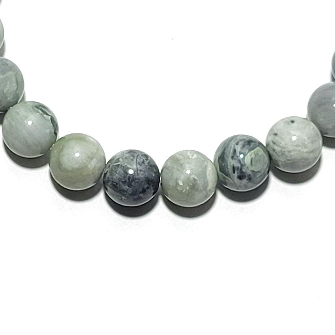 ピンク・糸魚川翡翠ブレスレット:8㍉玉×24個：16~17cmBR0083