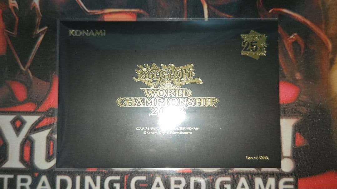 遊戯王　WCS2023来場記念カード封筒付き　ブラックマジシャンガール　魔法の筒