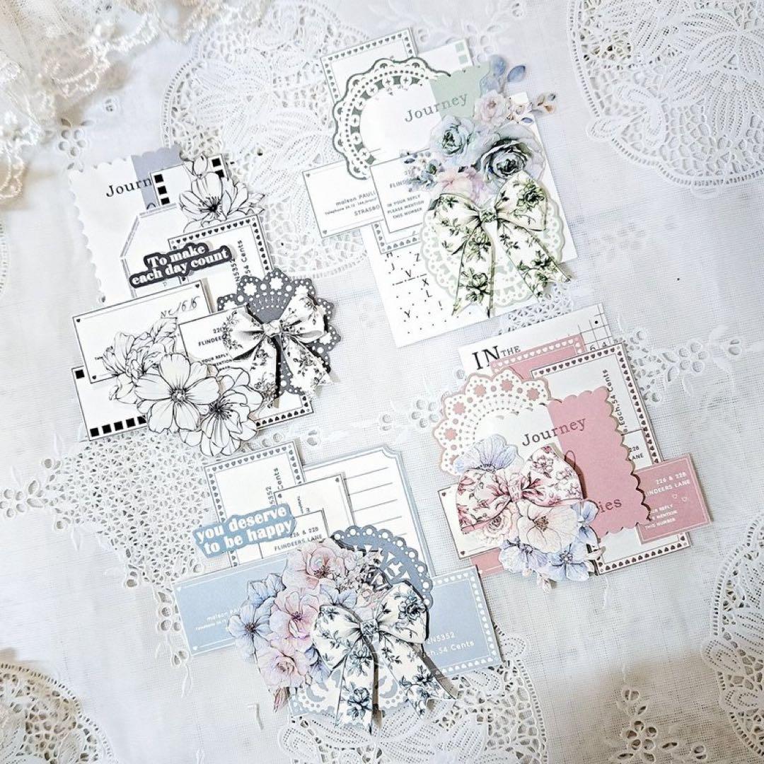 コラージュ素材　紙もの　素材紙　【2194】