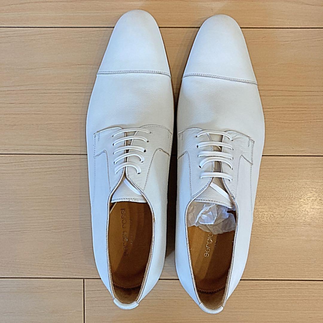⭐︎ hts.co.ltd⭐︎ 新品未使用　セルジオロッシ革靴白 Size 7