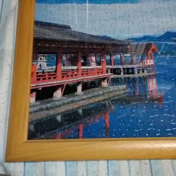 広島厳島神社完成品パズル