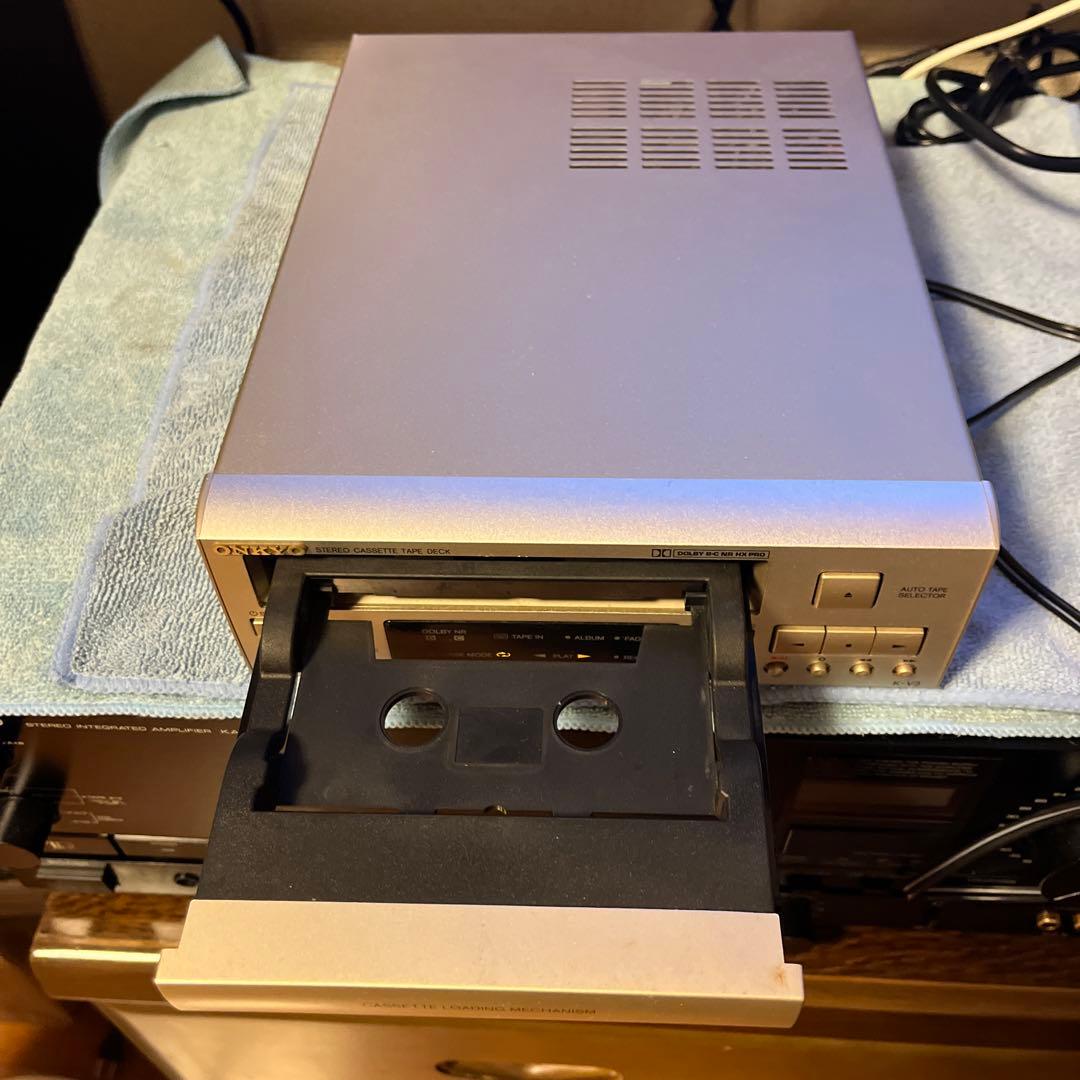 ONKYOアンプ、カセットデッキ、DENONスピーカーセット