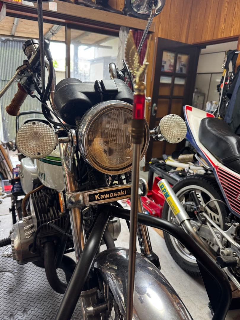 当時物シビエ凹み634 160パイ　カワサキ