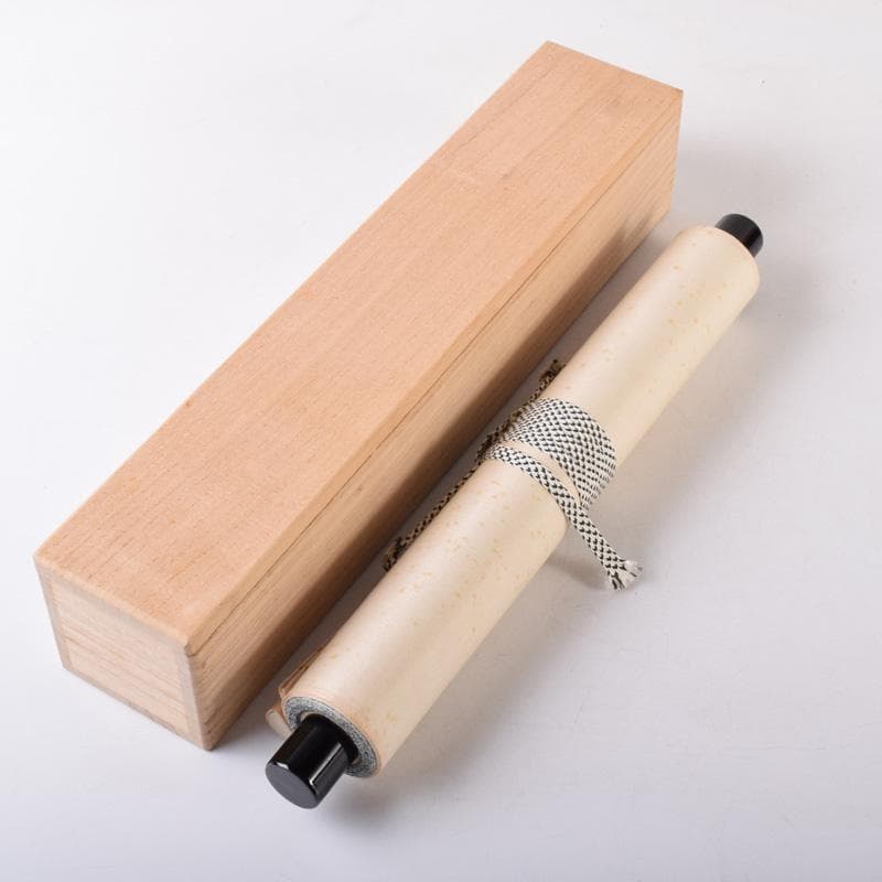 掛軸　黄梅院　紫野　小林太玄筆　一行書　「紅葉添秋色」　共箱　C　8188A