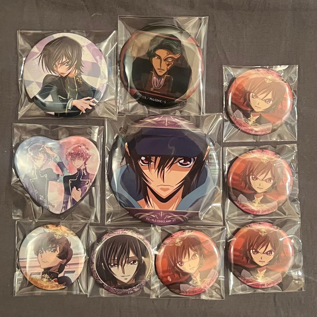 コードギアス 反逆のルルーシュ 10th缶バッジミニ ルルーシュ まとめ売り