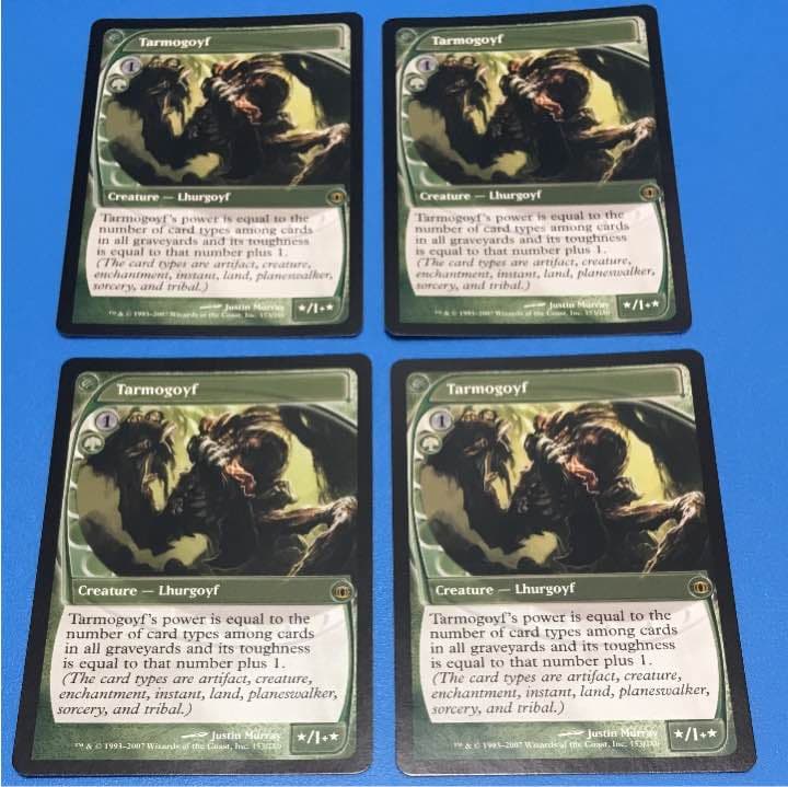 MTG Tarmogoyf タルモゴイフ 英語版 四枚セット