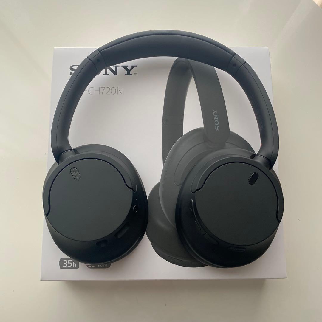 SONY WH-CH720N ワイヤレスヘッドホン　ブラック