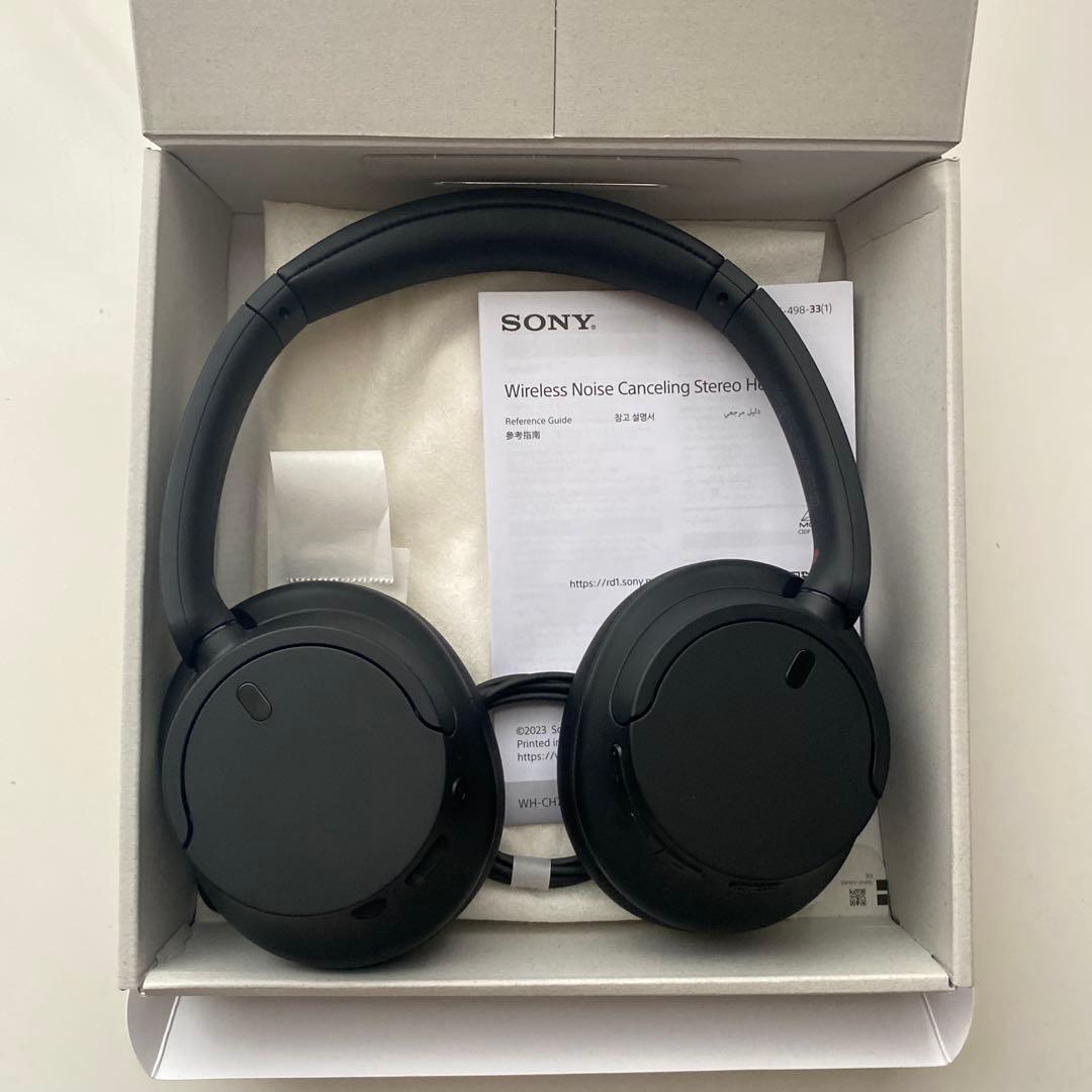 SONY WH-CH720N ワイヤレスヘッドホン　ブラック