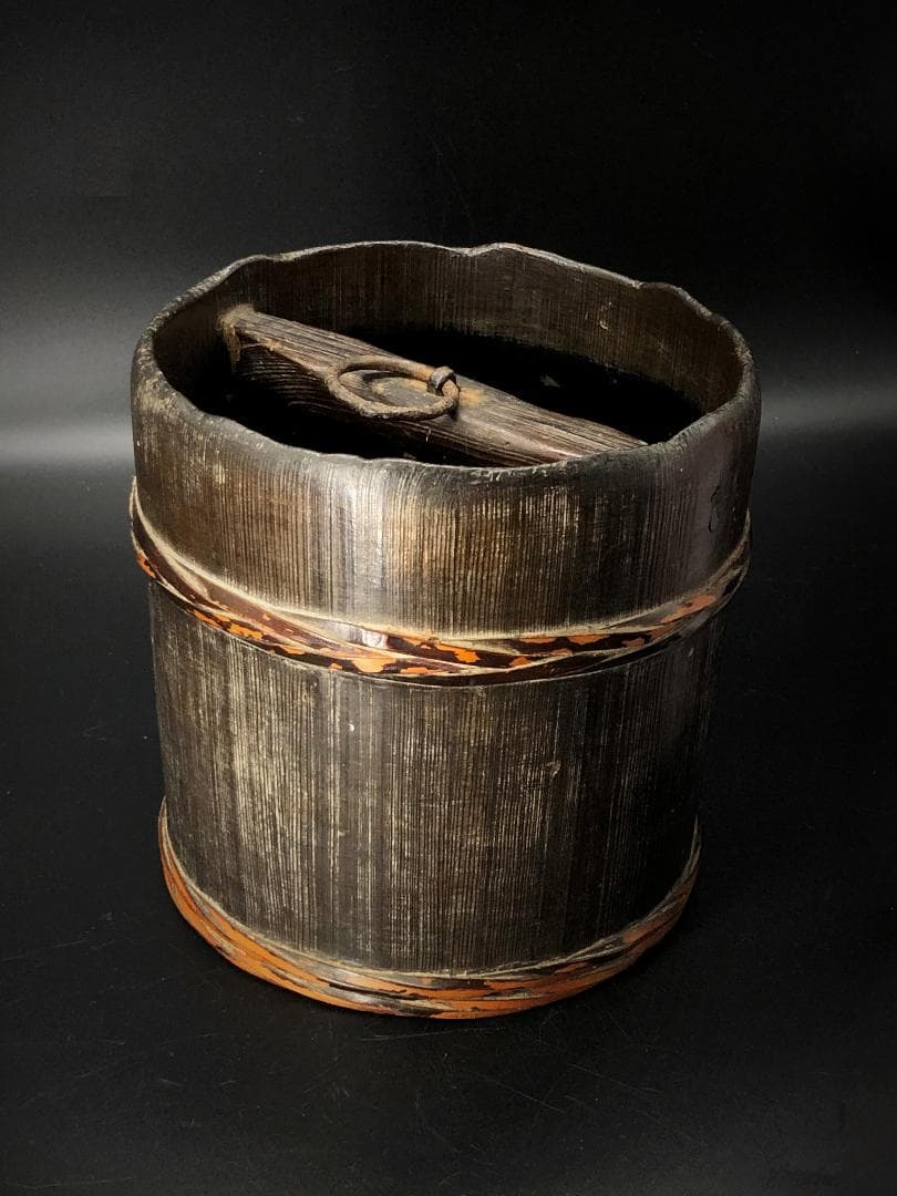 【 釣瓶水指 】　陽堂作　江戸時代　蔵出骨董