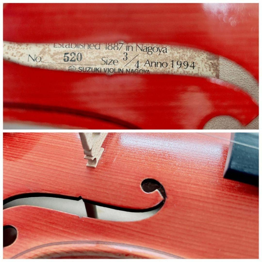 SUZUKI スズキ NO520 anno1994 ヴァイオリン 3/4 弦楽器