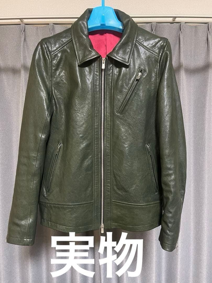 NO ID ノーアイディー　シープレザー　ライダース