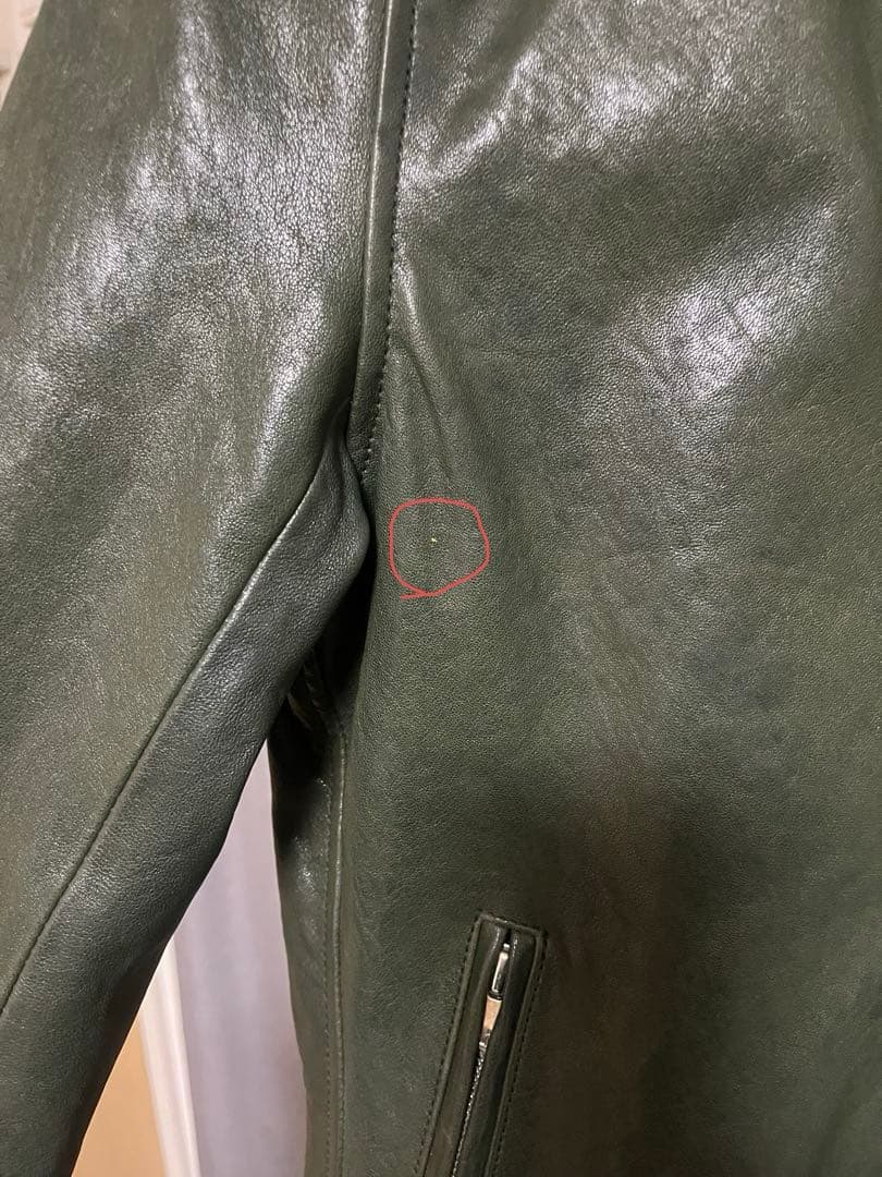 NO ID ノーアイディー　シープレザー　ライダース