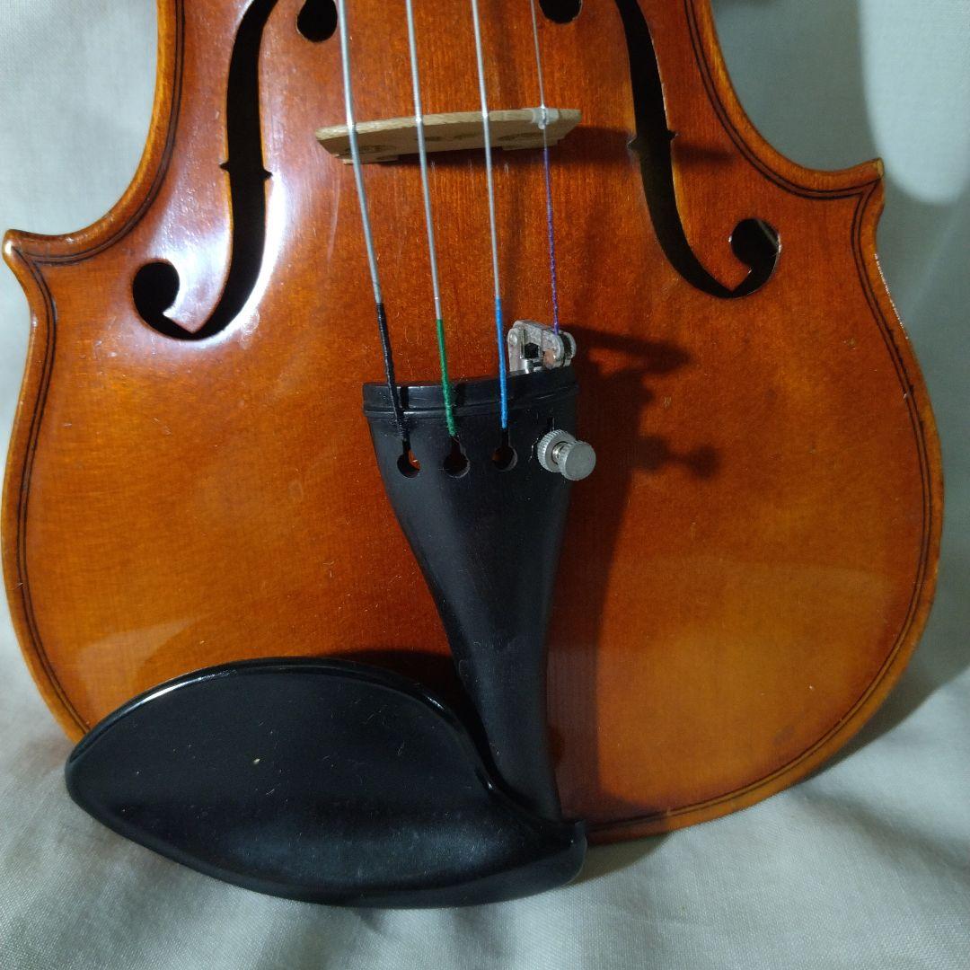 ♥7才前後の子供用♥スズキバイオリン1/4メンテ済品番280弓ケ―ス松脂肩当て付