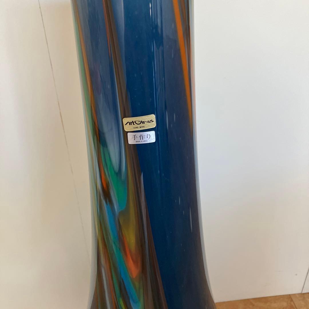 大きなガラス花瓶　　高さ71㎝　特大サイズ　フラワーベース