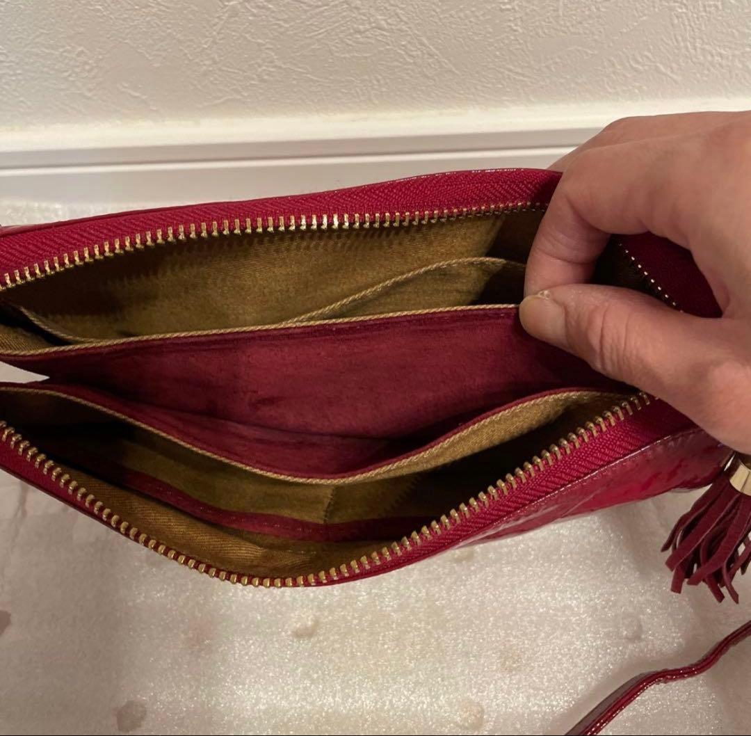 ATAO アタオ ブーブー ショルダーポシェット 財布 斜め掛け レッド 正規品