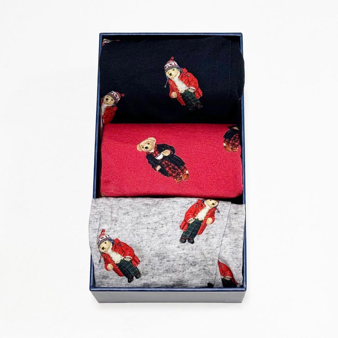 ■ポロラルフローレン ポロベアーボクサートランクス3点セットM新品B■