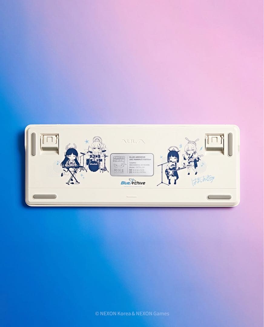 韓国限定 ブルーアーカイブ X はまじあき キーボード デスクテリアパッケージ