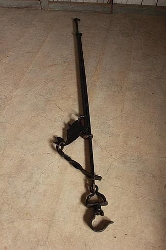 u*d様 古い鉄製の自在鉤　最長210㎝　吊り下げ　フック　囲炉裏