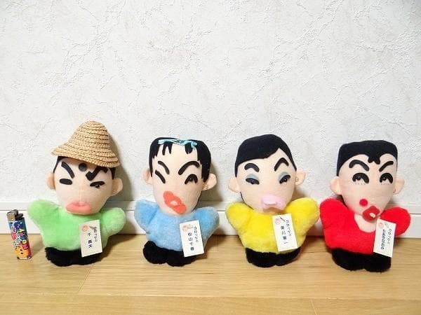 新品 80年代 ビンテージ 1989年 コロッケ ものまね ぬいぐるみ 4体