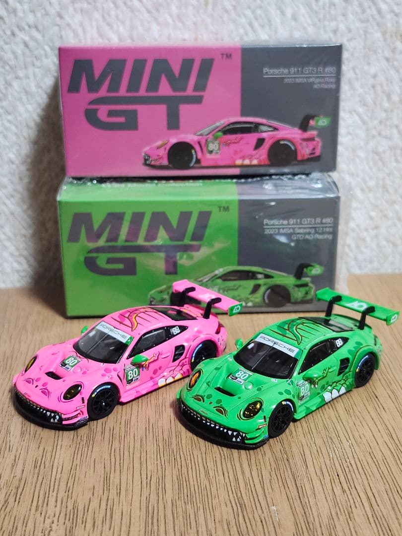 MINIGT PORSCHE　911 GT3 R ２台セット　希少！