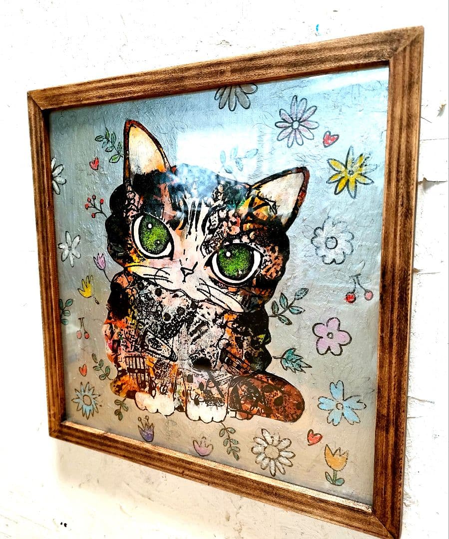 発送前　額縁、サインご確認ページ(サインは裏面に記入してます)