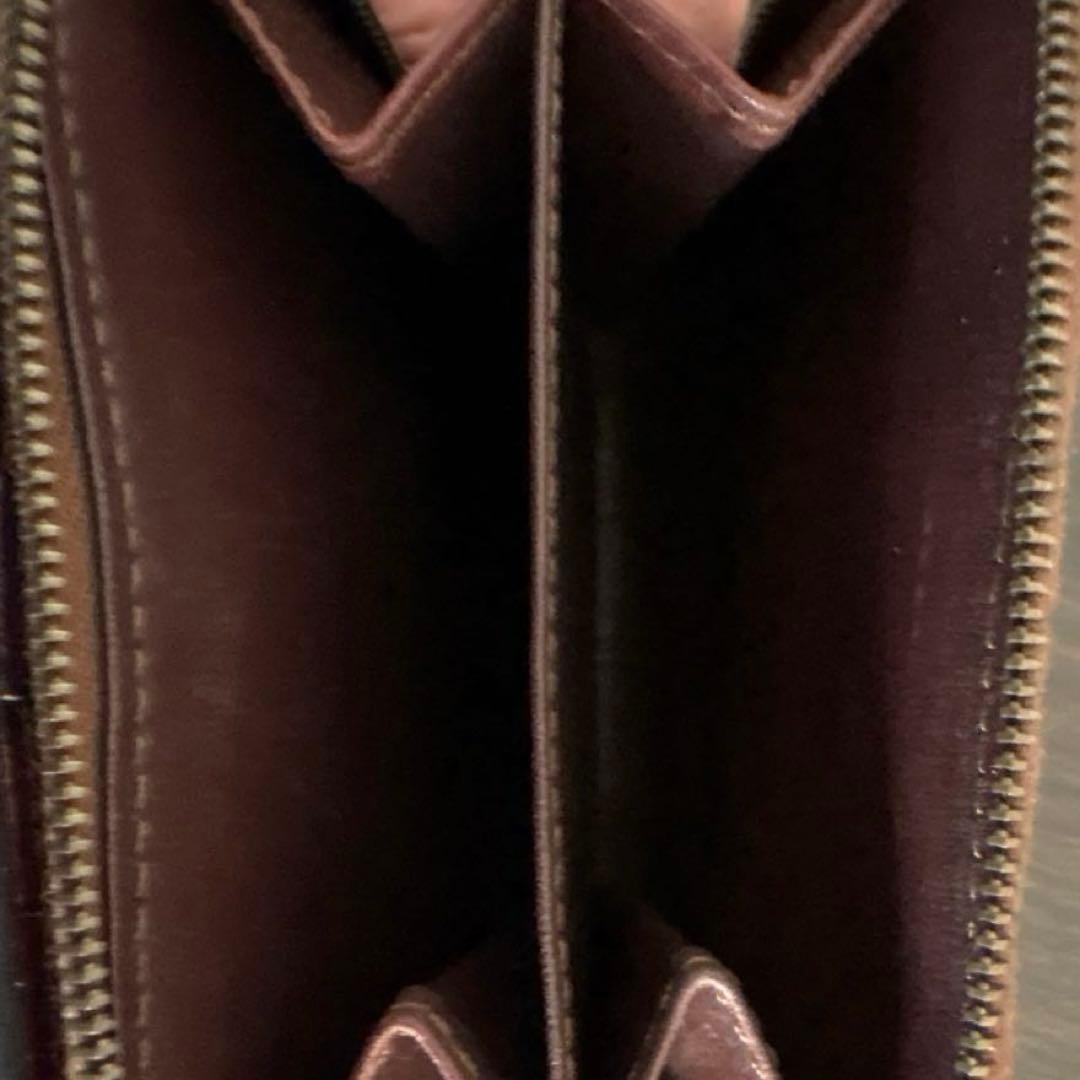 CELINE ブラウン 二つ折り財布 タッセル付き