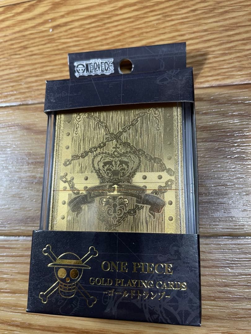 ワンピース ONE PIECE ゴールドトランプ エンスカイ　未使用