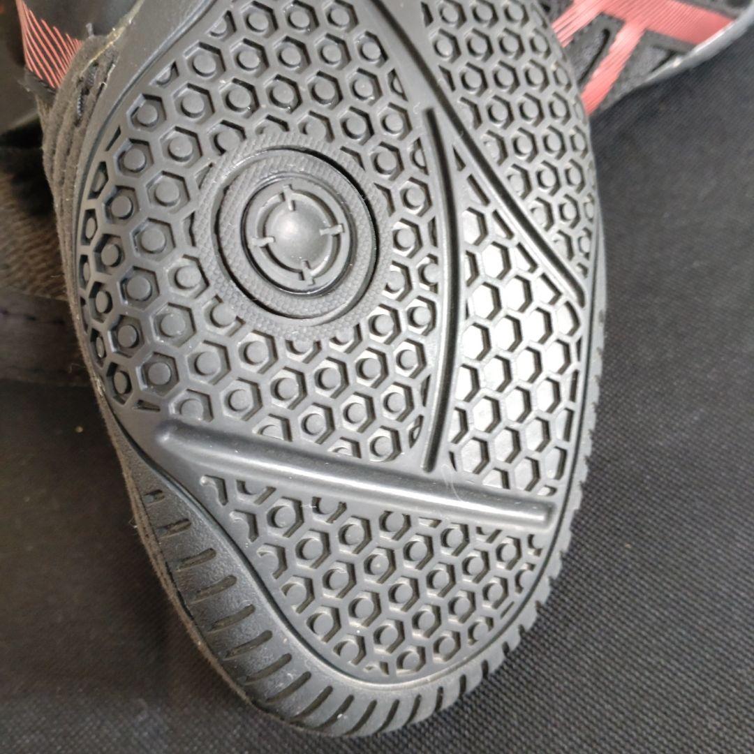 【美品】asics MATCONTROL 2 ブラックレッド 25.5センチ