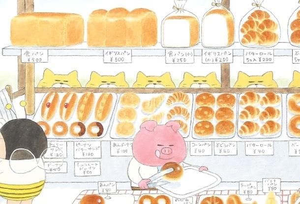 【最終値下】　ノラネコぐんだん 複製原画 (パンこうじょう)