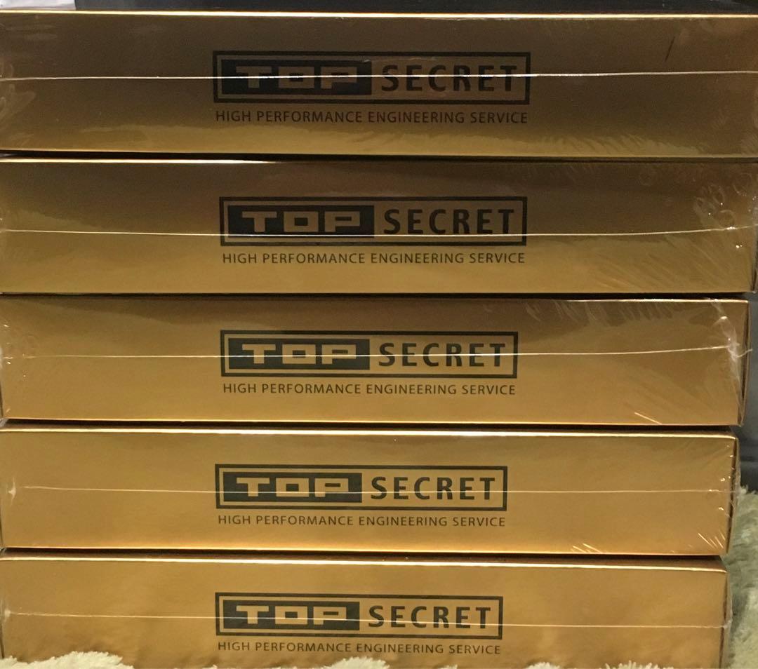 5点 東京オートサロン MINIGT製TOPSECRETゴールドクロームセット