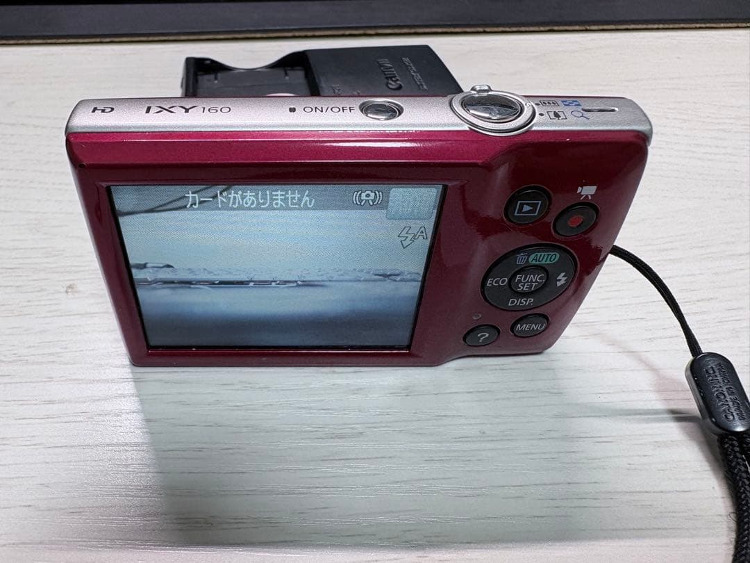 Canon IXY160 コンパクトデジタルカメラ　レッド
