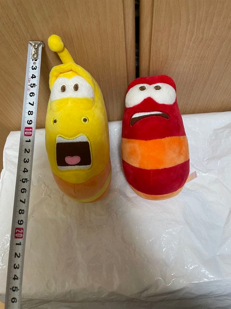 韓国　ラーバ　キャラクターぬいぐるみセット　特大　Larva
