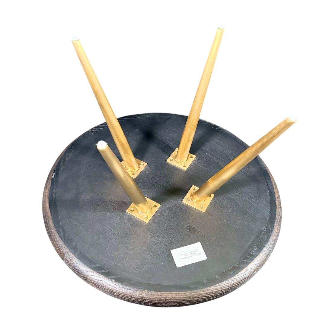 HR752 美品Knot antiques BARK COFFEE TABLE