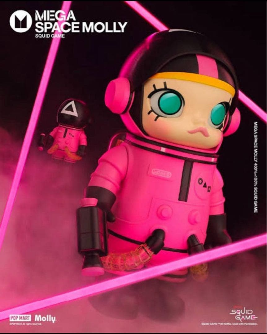 その他 popmart space molly squid game 100% 400%
