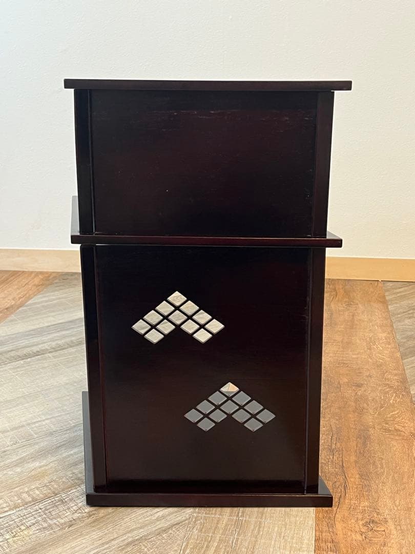 徒然棚 飾り棚 組立式 淡々斎好写 茶道具 極上品