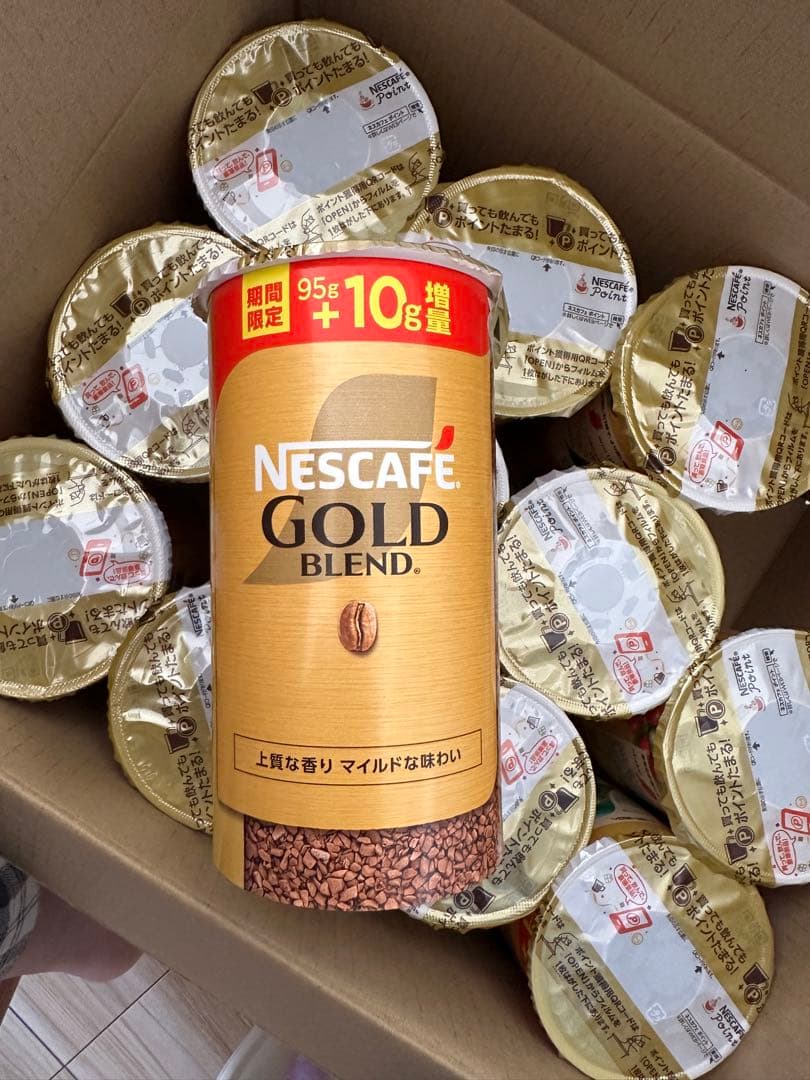 （Nescafe Gold Blend 95g + 10g増量）×24