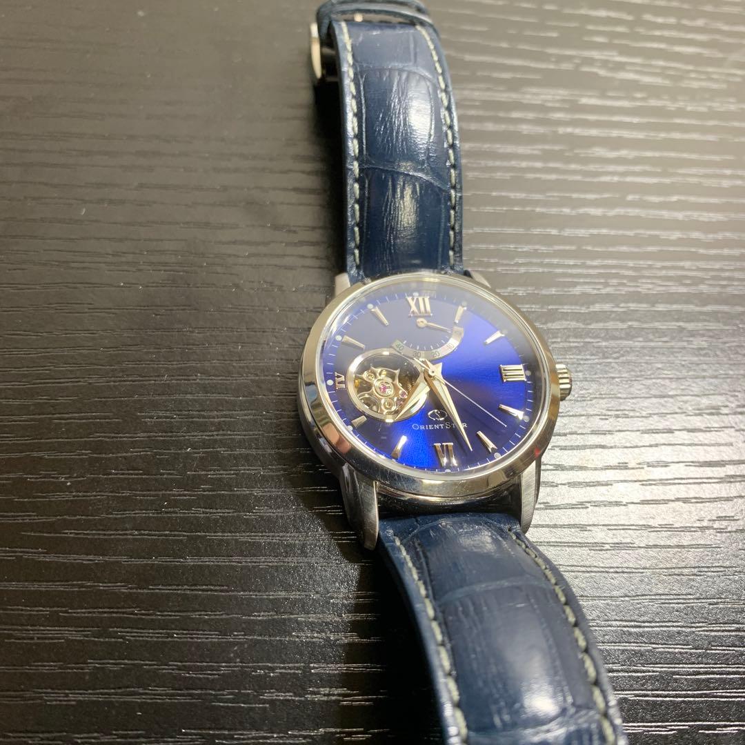 な*る様 Orient Star 自動巻き 腕時計 青　DA02-C0-B　保証