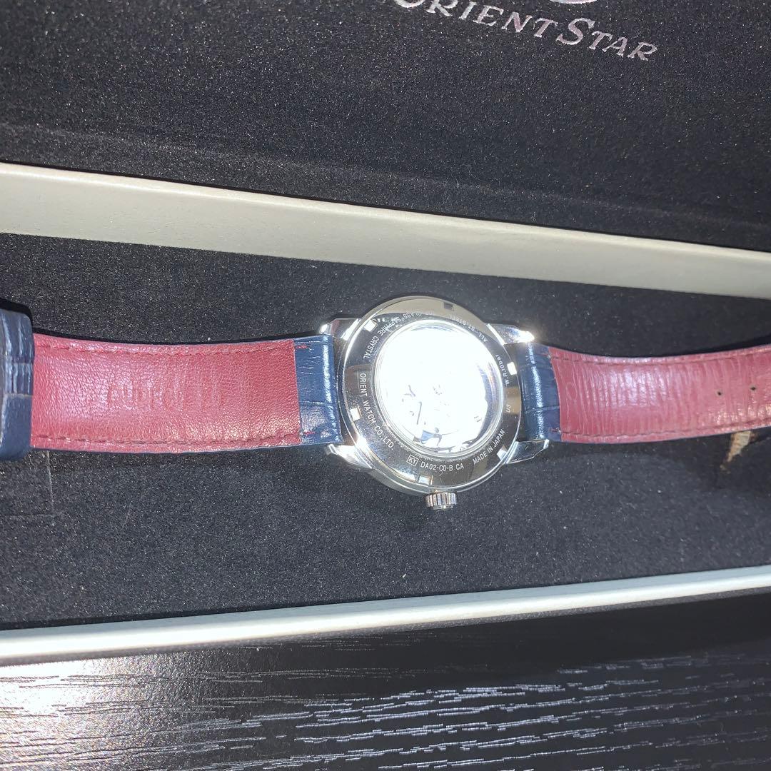 な*る様 Orient Star 自動巻き 腕時計 青　DA02-C0-B　保証