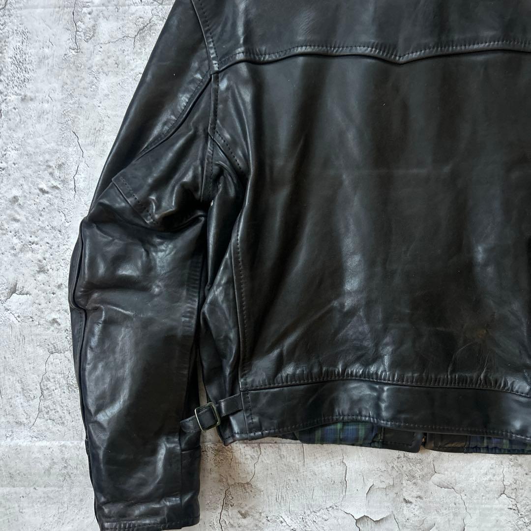 AERO LEATHER ホースハイド ハイウェイマン レザージャケット 38